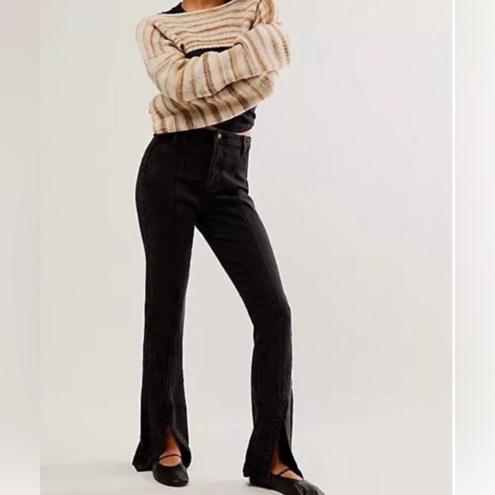 We The Free CRVY Mona High Rise Flare Jeans
